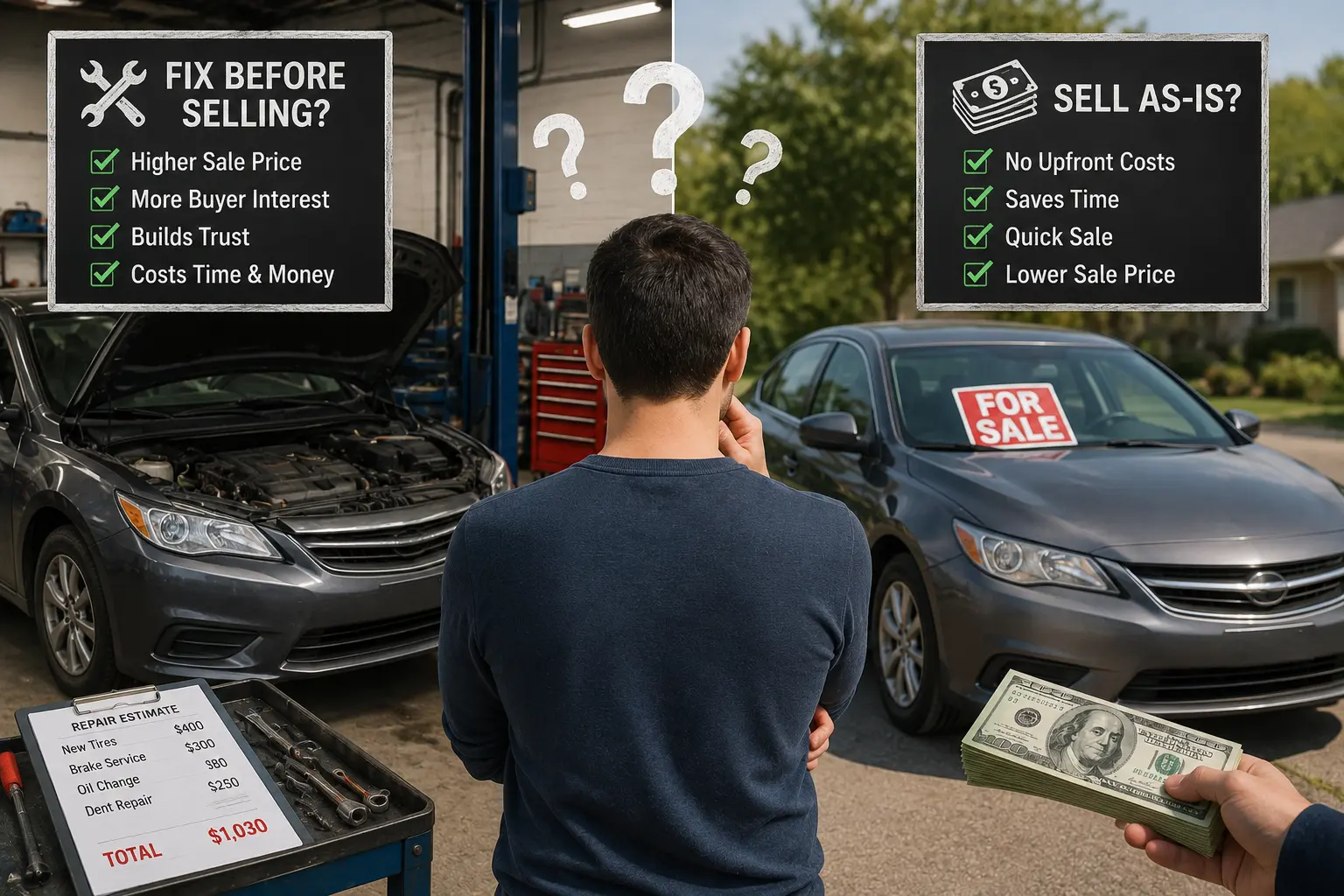 Decide Whether to Fix Car Before Selling or Not