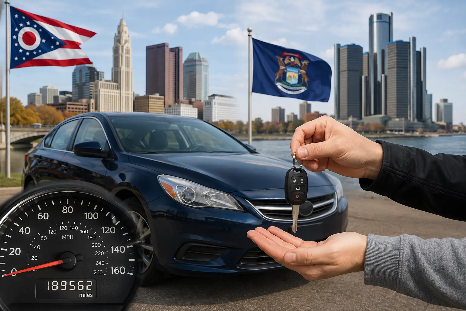 Selling a Car with High Mileage in Ohio and Michigan