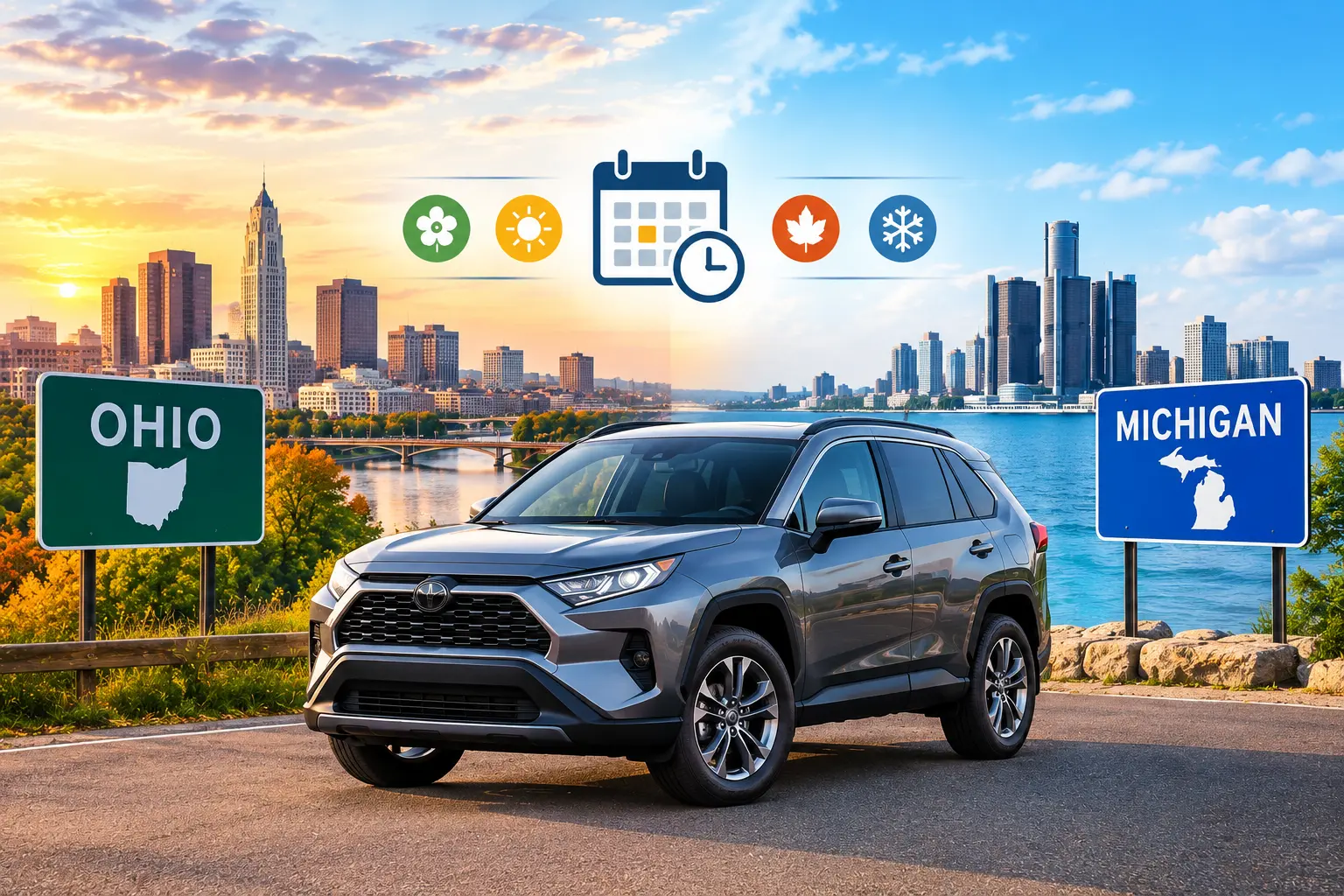 Best Time to Sell an SUV in Ohio and Michigan