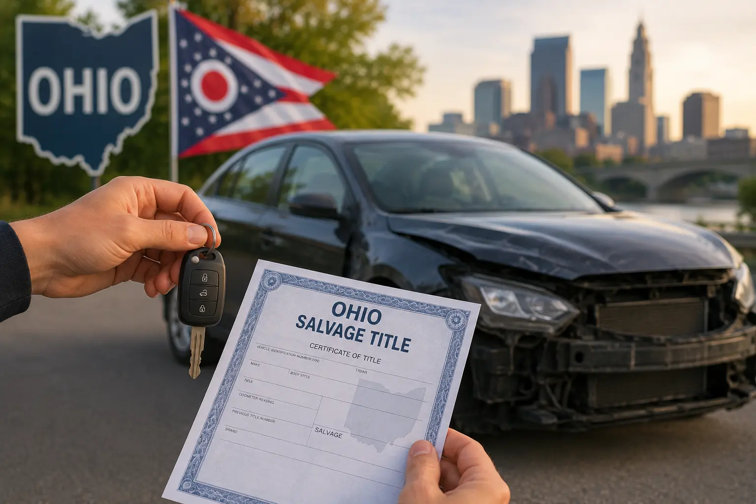 Sell a Car With a Salvage Title in Ohio